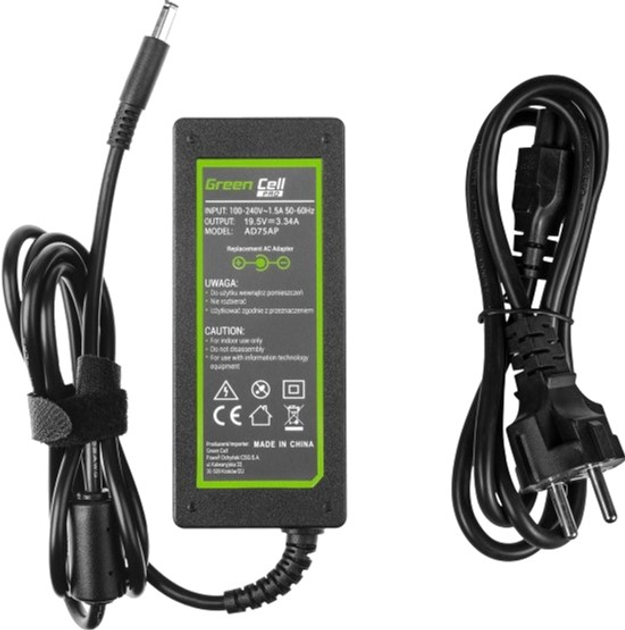 Zasilacz Green Cell do laptopa Dell 19V 3,42A 65W (AD72P) - obraz 3