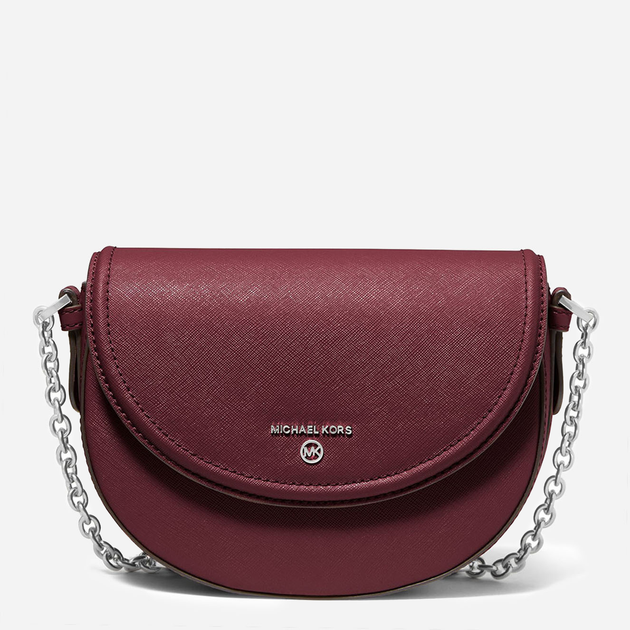Сумка кросс-боди женская кожаная Michael Kors 635705505 Бордовая ...