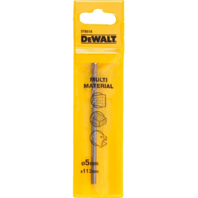 Сверло DeWALT универсальное D=5 мм,L=113 мм,WL=83 мм, 1 шт (DT6518) - Фото 1 Сверло DeWALT универсальное D=5 мм,L=113 мм,WL=83 мм, 1 шт (DT6518) - изображение 1