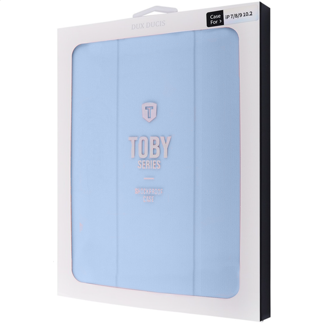 Чехол книжка, обложка Dux Ducis Toby Series Case With Pencil Holder for iPad 7/8/9 10.2, Blue - изображение 6