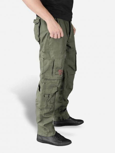 Тактичні штани Surplus Airborne Slimmy Trousers 05-3603-61 2XL Оливкові - зображення 2