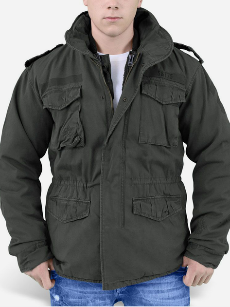 Тактическая куртка Surplus Regiment M 65 Jacket 20-2501-63 2XL Черная - изображение 1