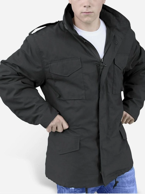 Тактична куртка Surplus Us Fieldjacket M69 20-3501-03 3XL Чорна - зображення 2