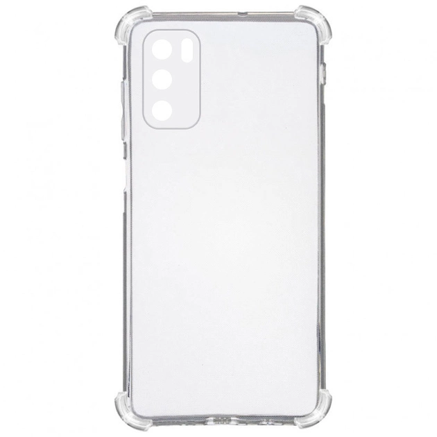 Чехол Fiji Proof для Xiaomi Poco M3 бампер с усиленными бортами Transparent - Фото 1 Чехол Fiji Proof для Xiaomi Poco M3 бампер с усиленными бортами Transparent - изображение 1