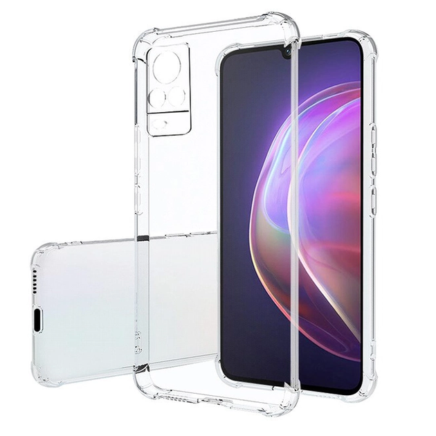 Чохол Fiji Proof для Vivo V20 бампер із посиленими бортами Transparent - Фото 1 Чохол Fiji Proof для Vivo V20 бампер із посиленими бортами Transparent - зображення 1