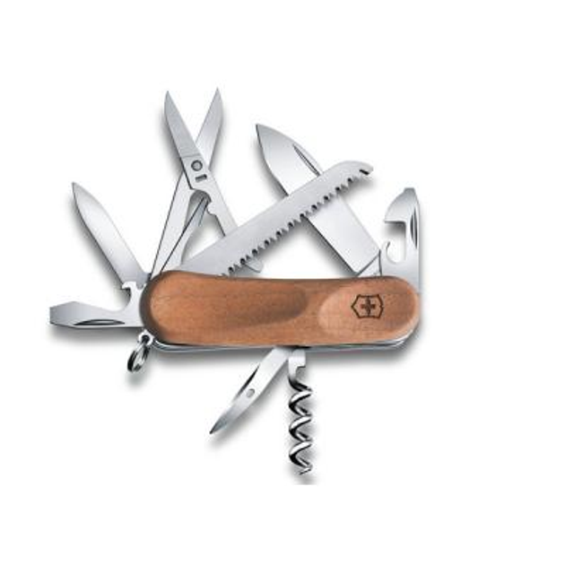 Нож Victorinox Delemont EvoWood 17, 85мм, орех (2.3911.63) - изображение 2