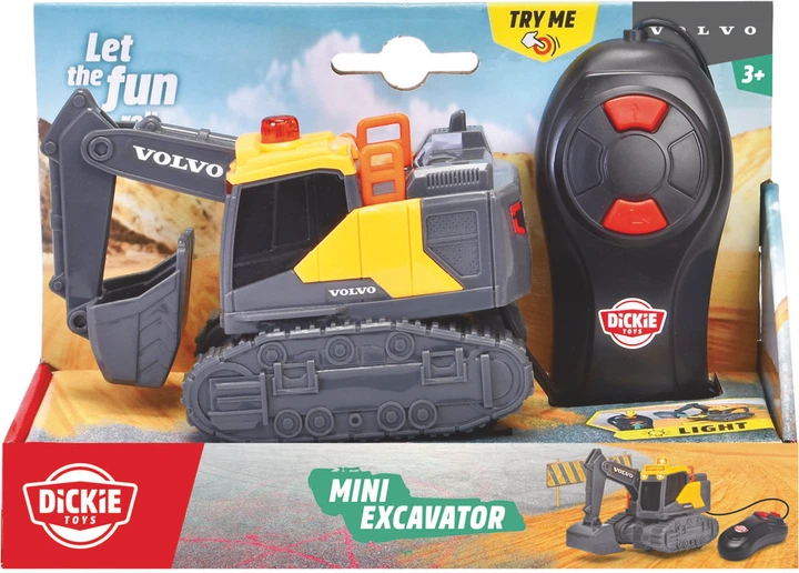Міні-екскаватор Dickie Toys Volvo 14 см (4006333080524) - зображення 7