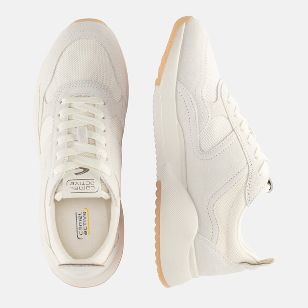 Buty sportowe damskie zamszowe do kostki Camel Active Ramble 24133025 38 (6.5US) 24.3 cm Białe (4063996390612) - obraz 6