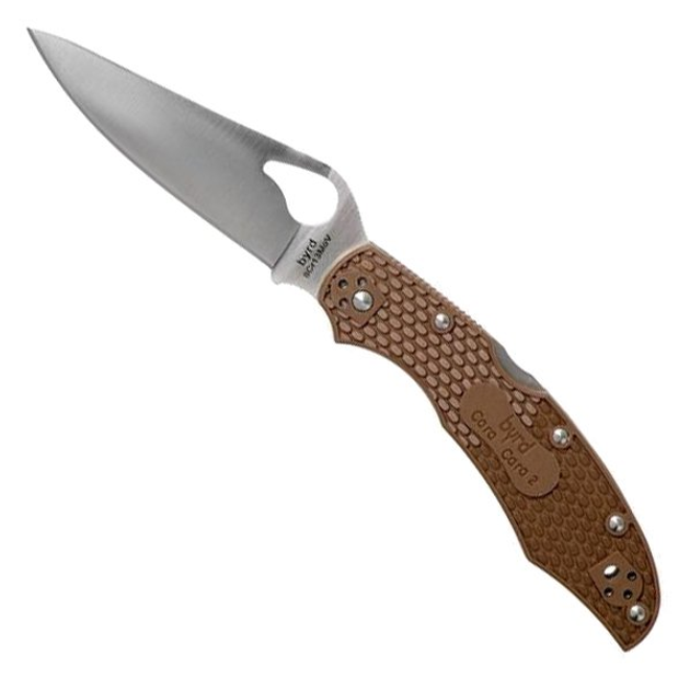 Ніж складний Spyderco Byrd Cara Cara 2 коричневий (BY03PBN2) - зображення 1