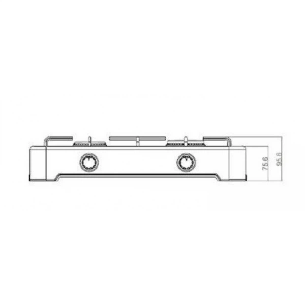Настольная газовая плита Yucel O-200-LPG-Silver - изображение 5
