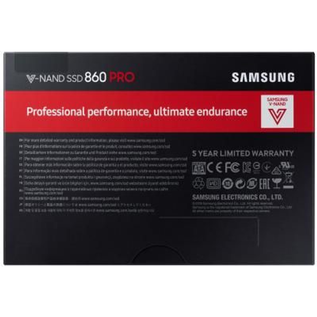SSD накопитель samsung 860 pro 512gb sataiii mlc (mz-76p512bw) - изображение 7