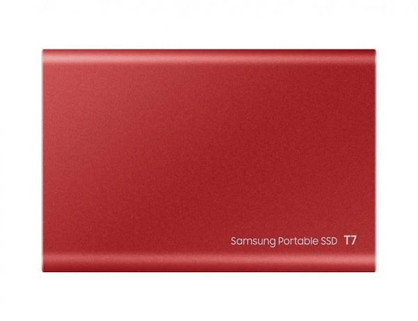 SSD накопитель samsung t7 2tb usb 3.2 gen.2 red (mu-pc2t0r/ww) - изображение 3