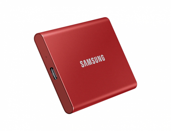 SSD накопитель samsung t7 2tb usb 3.2 gen.2 red (mu-pc2t0r/ww) - изображение 5