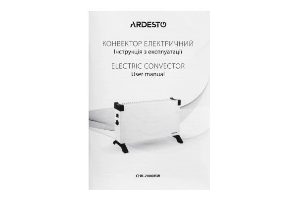 Конвектор Ardesto chk-2000mw - изображение 7