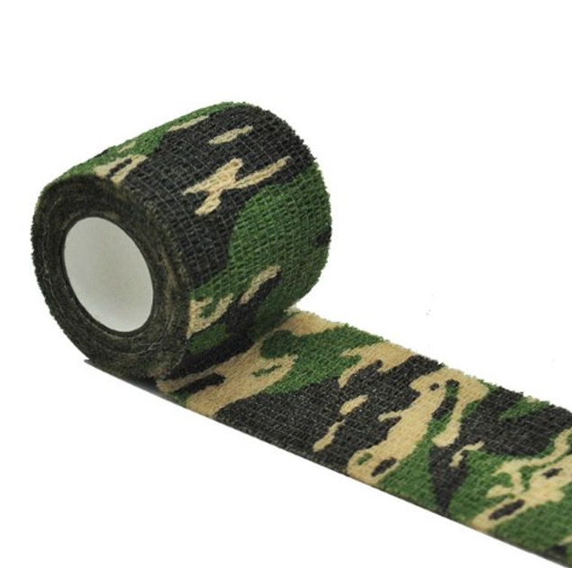 Камуфляжная лента / маскировочная лента / обмотка для оружия хаки FDN11 - изображение 2