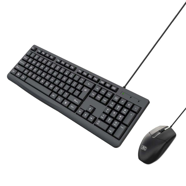 Клавиатура и Мышь XO KB-03 Чёрная - изображение 1
