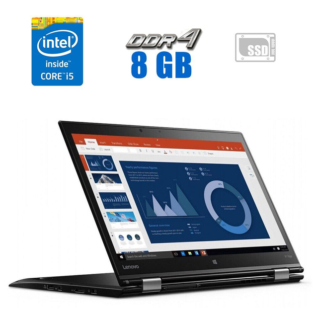 Ноутбук-трансформер Lenovo ThinkPad X1 Yoga (1st Gen) / 14" IPS Touch ...