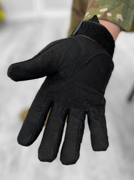 Тактические перчатки grip black (зимние) 27-0! - изображение 2