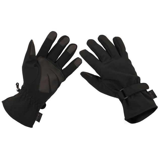 Перчатки сенсорные MFH SoftShell Черные M - изображение 1