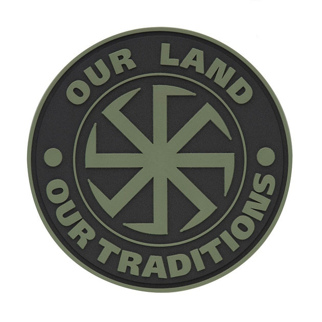 M-Tac нашивка Our Land PVC Olive - зображення 1