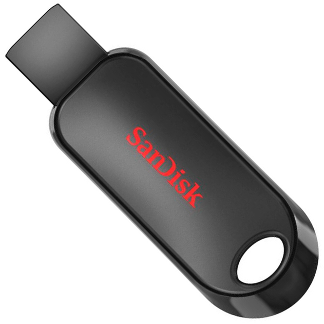 Pendrive SanDisk Cruzer Snap 64 GB USB 2.0 Czarny (SDCZ62-064G-G35) - obraz 1