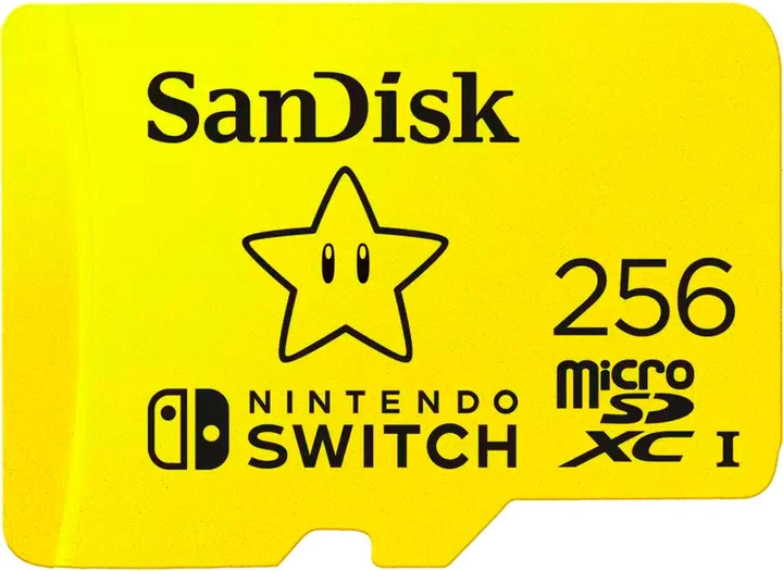 SanDisk Nintendo Switch microSDXC 256 GB UHS-I V30 (SDSQXAO-256G-GNCZN) - obraz 1