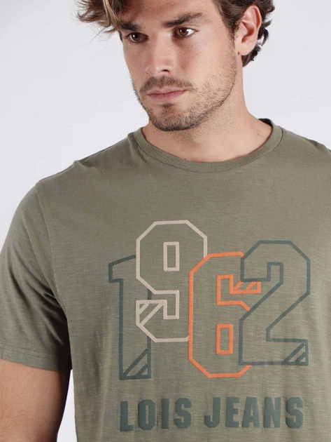 Piżama męska z szortami i krótkim rękawem Admas Lois 55378 S Khaki (8433623556715) - obraz 4