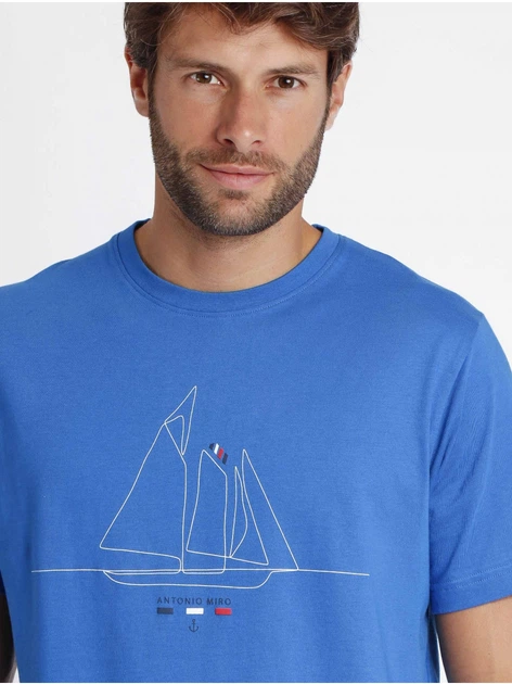 Піжама Admas Antonio Miro 60910 M Синя (8433623681288) - Фото 4 Піжама Admas Antonio Miro 60910 M Синя (8433623681288) - зображення 4