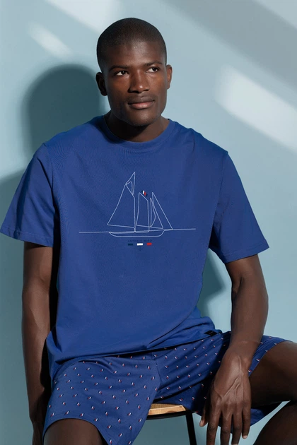 Піжама Admas Antonio Miro 60910 M Синя (8433623681288) - Фото 5 Піжама Admas Antonio Miro 60910 M Синя (8433623681288) - зображення 5