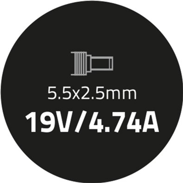 Zasilacz Qoltec do laptopa Asus 19V 4,74A 90W (5,5x2,5) (50071,90W) - obraz 3