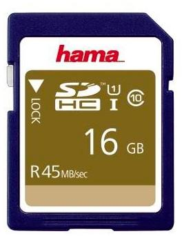 Hama Złota SDHC 16 GB Klasa 10 (114942) - obraz 1