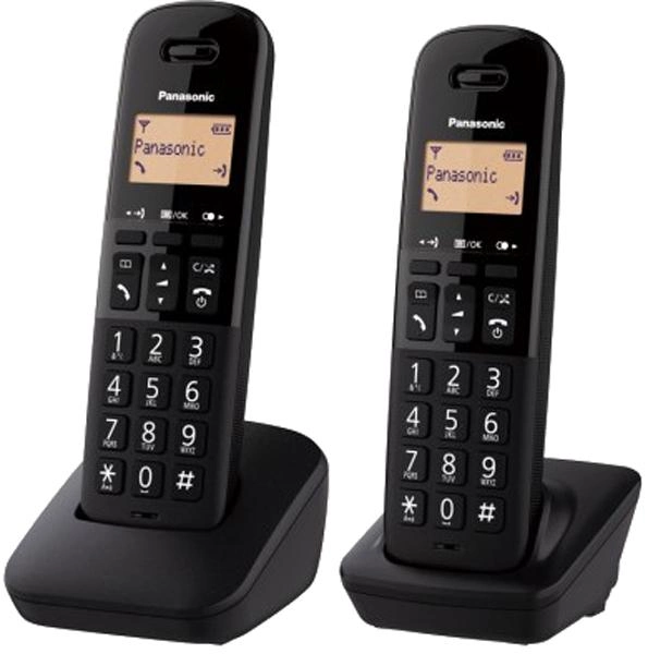 Telefon stacjonarny Panasonic KX-TGB612 Czarny - obraz 1