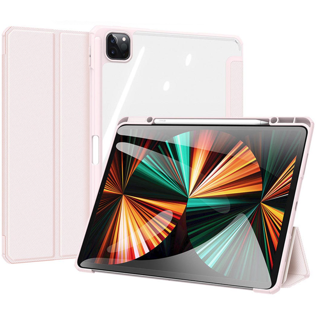 Чехол - книжка, обложка Dux Ducis Toby Series Case With Pencil Holder for iPad Pro 11 (2022-2018), Pink - изображение 3