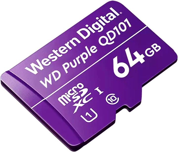 Western Digital Purple SC QD101 microSDXC 64GB Class 10 (WDD064G1P0C) - зображення 2