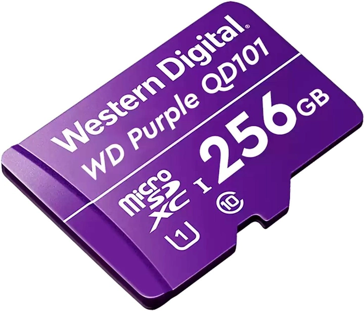 Western Digital Purple SC QD101 microSDXC 256GB Class 10 (WDD256G1P0C) - зображення 2