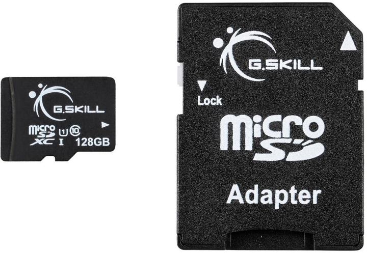 Adapter G.Skill microSDXC 128GB Class 10 + (FF-TSDXC128GA-U1) - obraz 1