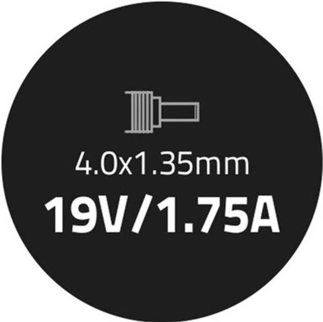 Блок живлення Qoltec для ноутбука Asus 19V 1.75A 33W (4x1.35) (51507.33W) - зображення 3