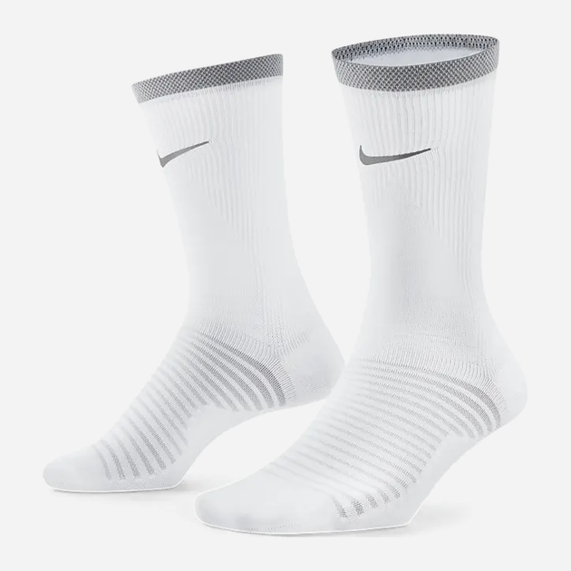 Носки Nike U Nk Spark Ltwt Crew 200 DA3584-100 10 White/Reflect Silver ...