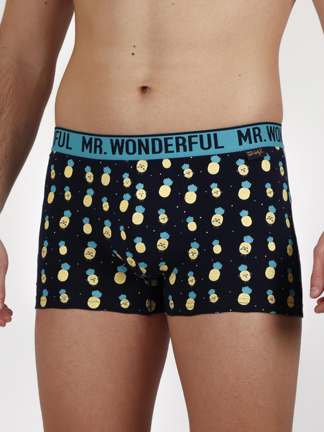 Zestaw majtek męskich typu bokserki Admas Mr Wonderful 48372P S 2 szt Multikolorowy (8433623600371) - obraz 3