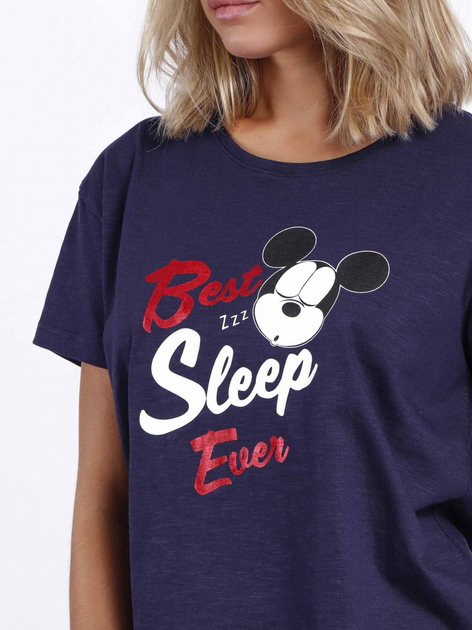 Piżama damska z szortami i krótkim rękawem Admas Disney 60508 XL Granatowa (8433623647604) - obraz 4