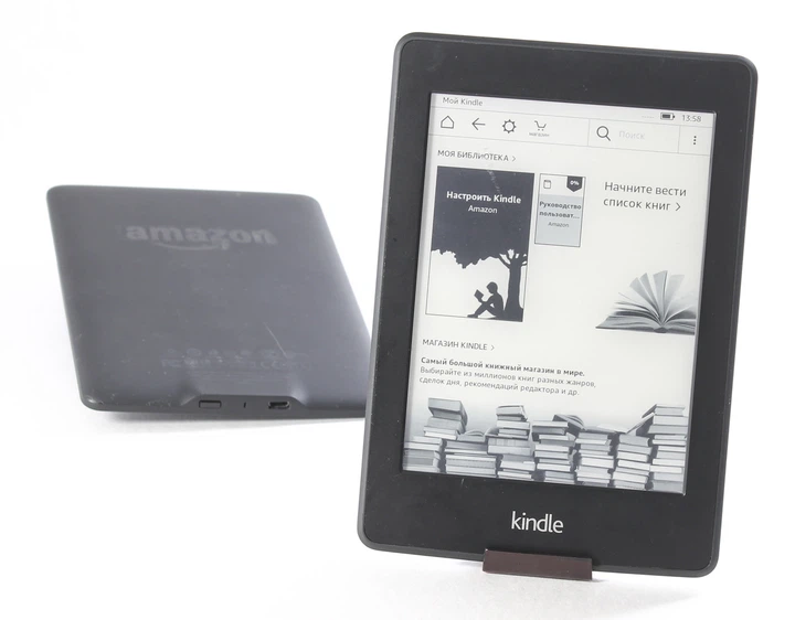 Kindle Paperwhite ブラック 箱付き Електронна книга Amazon Kindle Paperwhite 2/3rd Gen DP75SDI PDF+