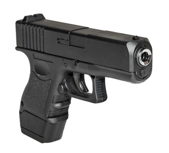 Дитячій пістолет Glock 17 mini Galaxy G16 метал чорний - изображение 1