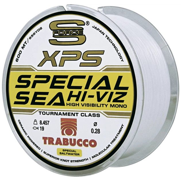 Волосінь Trabucco S-Force XPS SPECIAL SEA HI-VIZ 600м 0.25мм 6,67кг - зображення 4