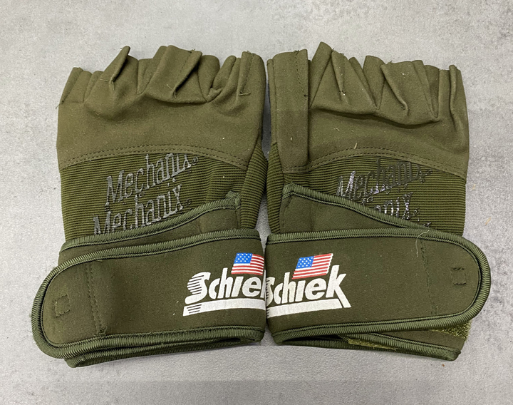 Перчатки тактические Беспальцевые Schiek, США, цвет Олива, размер M - изображение 2