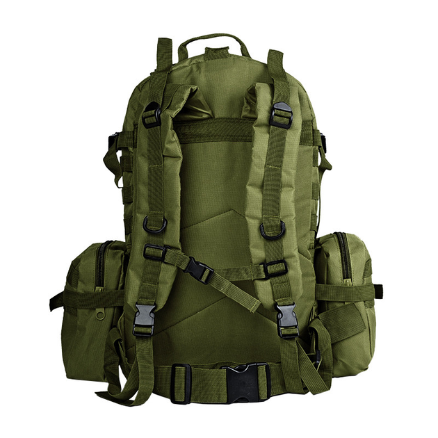 Рюкзак тактичний +3 підсумка AOKALI Outdoor B08 Green армійська спецсумка - зображення 2