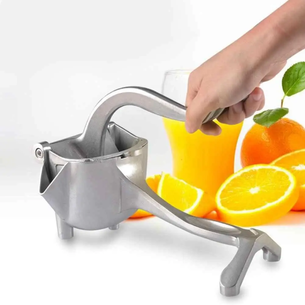 Ручная соковыжымалка с зажимом для цитрусовых и фруктов Manual Juicer алюминиевая - изображение 4