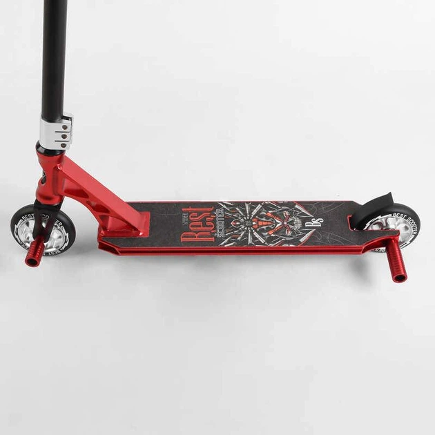 Самокат трюковий Best Scooter "Spider rest" Червоний, пеги 28536 - зображення 3