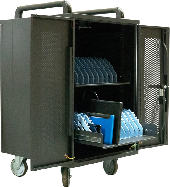 Мобільна зарядна шафа для ноутбуків Avtek Charging Cart 20 (1MV048) - зображення 3