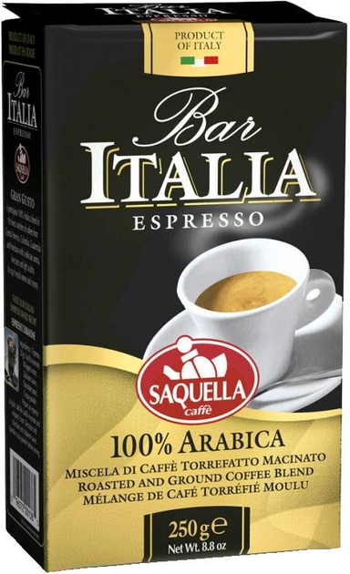 Акция на Кава мелена SAQUELLA Espresso 250 г от Rozetka