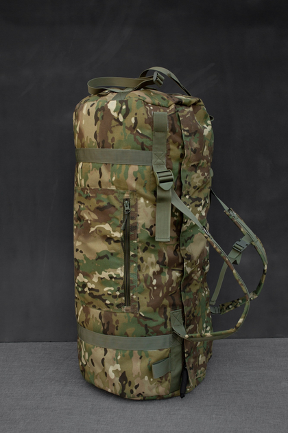 Сумка баул-рюкзак военный Обериг 100л 80*40 см мультикам cordyra английский - изображение 2